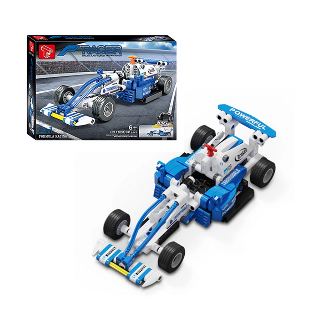 BLOQUE ARMAR AUTO CARRERA 231 PCS.